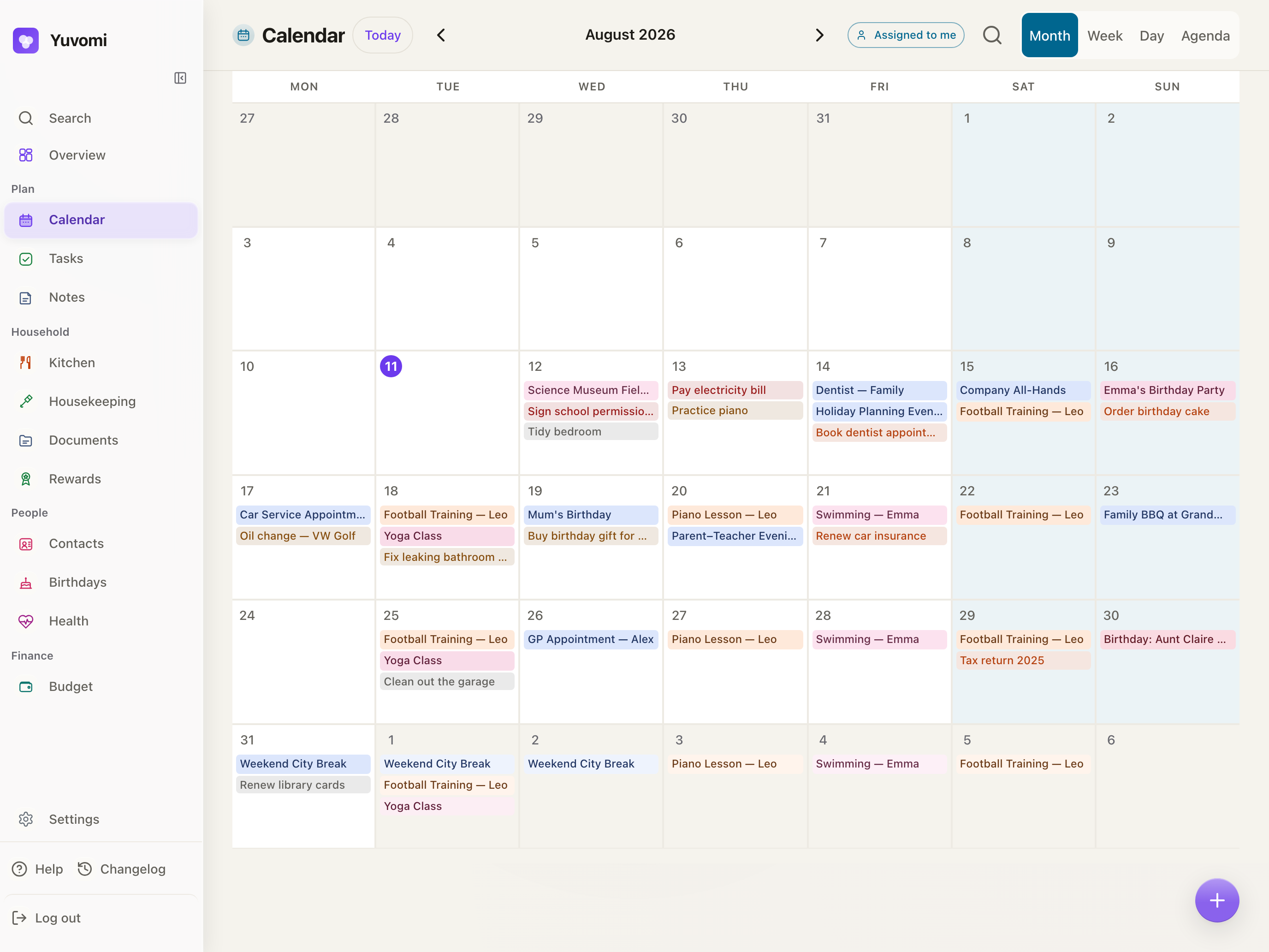 Calendar